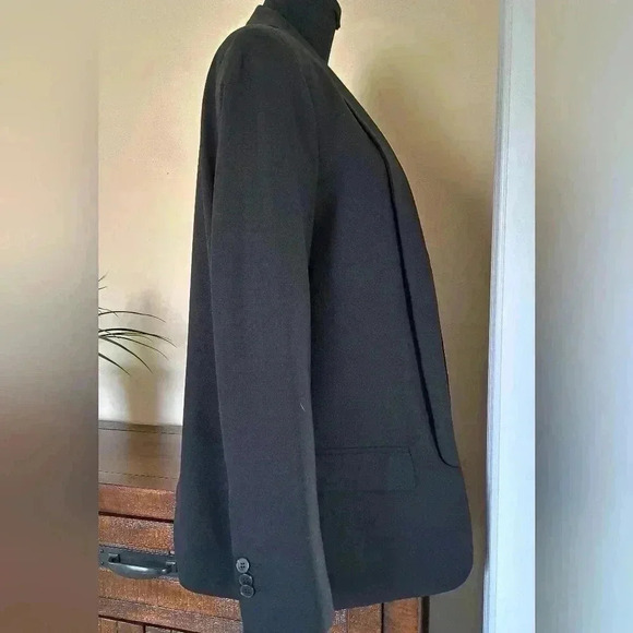 Frank & Oak Women's Black Open Front  Blazer - Size Medium EUC - Picture 2 of 15